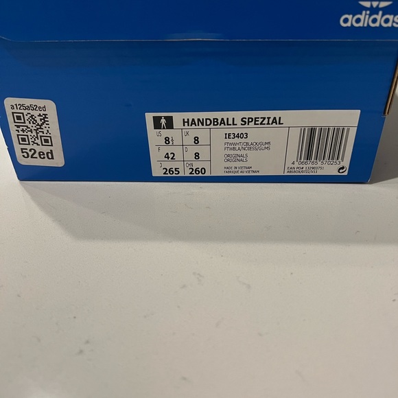 ADIDAS Handball Spezial sneaker, unisex shoe. Men's size 8.5, women's 9.5. - Picture 4 of 5